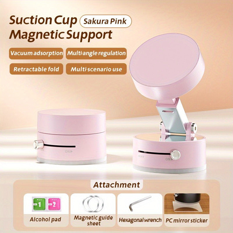 Magnetic Suction Cup Phone Holder for Car and Home Use