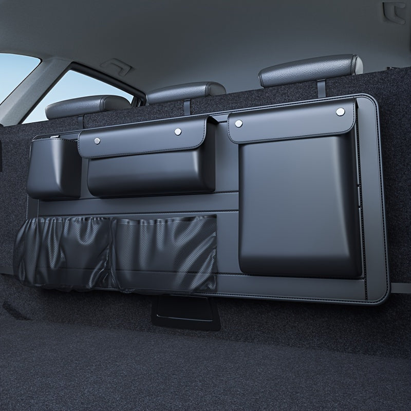 Car Trunk Organizer - Premium PU Leather Storage Solution