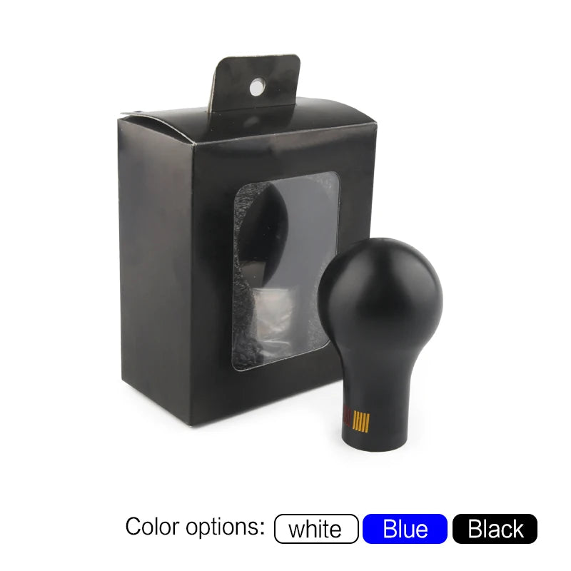 Manual Transmission Gear Shift Knob - Universal Fit for Civic, Mitsubishi, Nissan, BMW, VW - ABS Shifter Lever with Adapters
