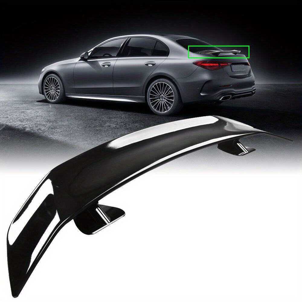 46" Universal Glossy Black Sporty Rear Trunk Spoiler Wing with Adhesive  

Elevate your vehicle’s style and performance with this sleek 46" universal rear trunk spoiler. Crafted from durable ABS, it enhances aerodynamics for improved stability at high