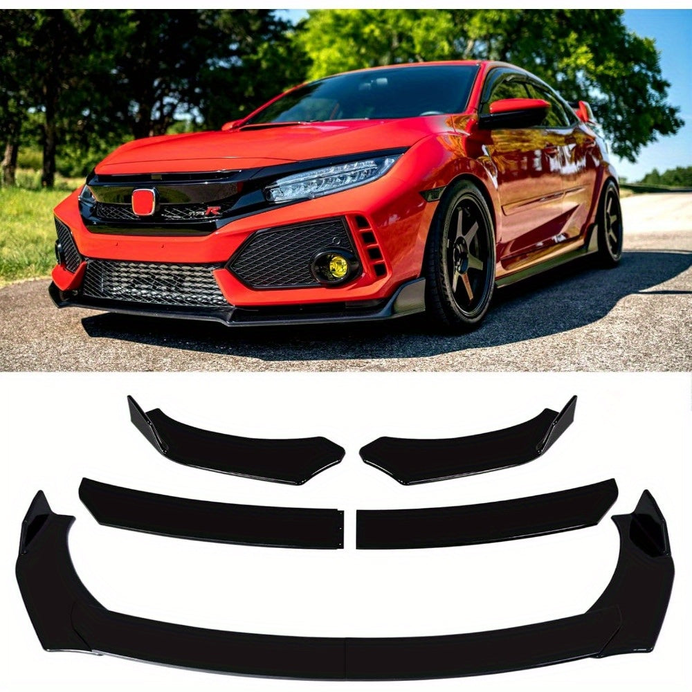 Adjustable Universal Front Bumper Lip Spoiler Kit - Custom Fit & Easy Installation

Elevate your vehicle's style with this adjustable front bumper lip spoiler kit. Crafted from durable black polypropylene, it promises long-lasting performance while