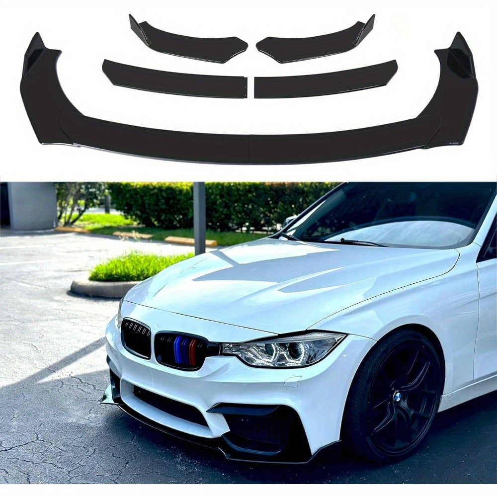 Adjustable Universal Front Bumper Lip Spoiler Kit - Custom Fit & Easy Installation

Elevate your vehicle's style with this adjustable front bumper lip spoiler kit. Crafted from durable black polypropylene, it promises long-lasting performance while