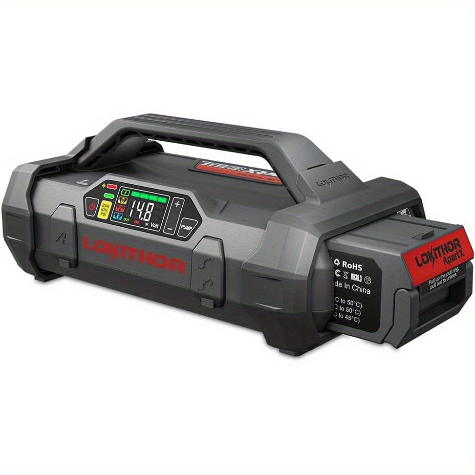 All-in-One Car Jump Starter & Tire Inflator - 150 PSI Power for Gas & Diesel Engines, Smart Digital Control, Fast Inflation & Pressure Monitoring  

Experience peace of mind on the road with this all-in-one car emergency device. Designed for powerful