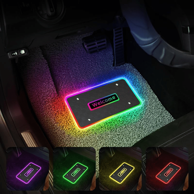 Glow Up Your Ride: Customizable LED Neon Car Floor Mats for Ultimate Interior Ambiance