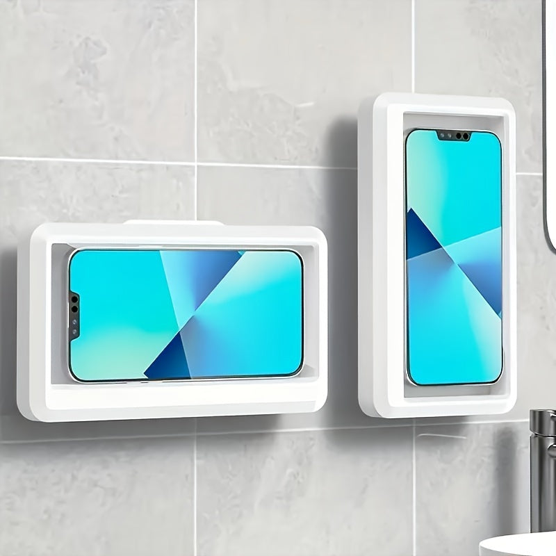 Shower phone case 360° Waterproof Smartphone Holder - Touch-Sensitive Wall Mount for Bathtub, Kitchen & Car - Fits Phones Up to 6.8" for Ultimate Hands-Free Use