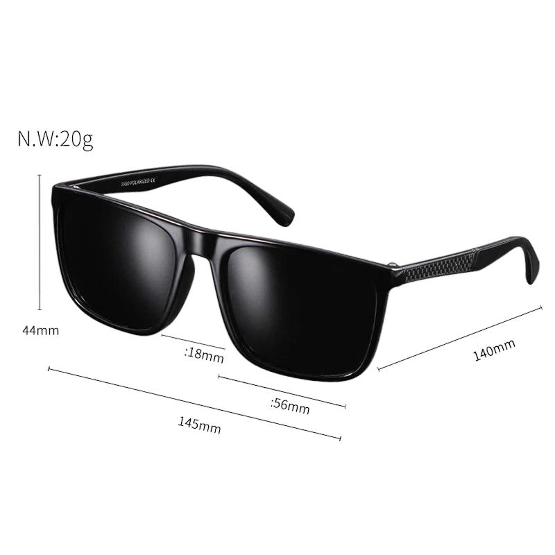 a pair of sunglasses with measurements for each pair