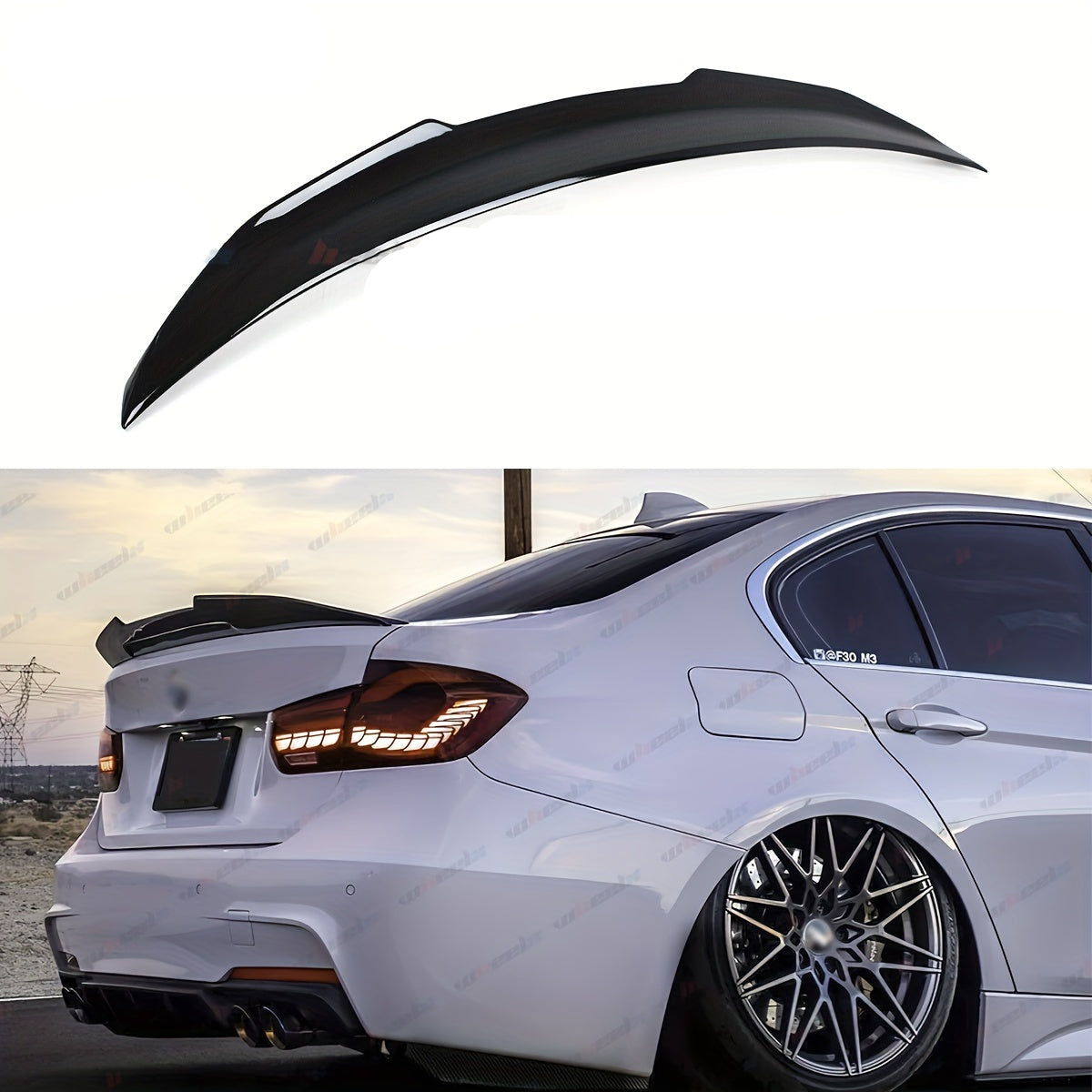 Glossy Black ABS Rear Trunk Spoiler Wing – PSM Style, No Drilling Installation 

Elevate your vehicle’s aesthetics with this sleek gloss black rear trunk spoiler wing. Crafted from durable ABS plastic, it enhances both style and performance by improving