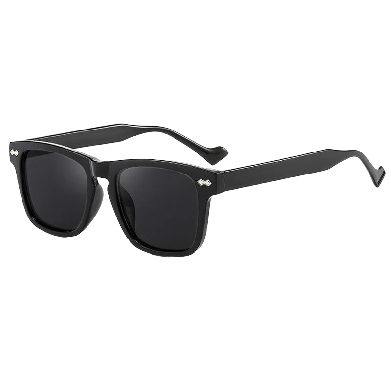 a pair of sunglasses with a black frame