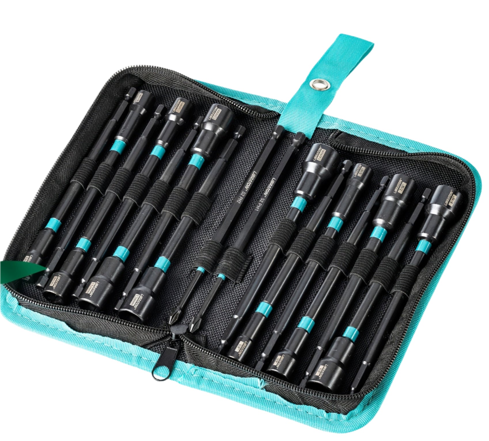 16-Piece Magnetic Nut Driver Set with Portable Storage Bag - Durable Chrome Vanadium Steel, Metric & SAE Sizes for Impact Drills, 1/4" Hex Shank, Rust-Resistant Tools

Unlock efficiency with this 16-piece Magnetic Nut Driver Set, designed for both