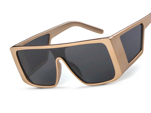 a pair of sunglasses on a white background