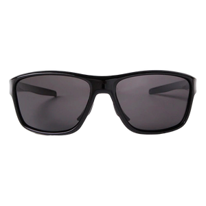 a pair of black sunglasses on a black background