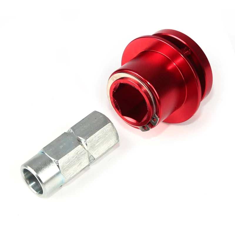 Universal Quick Release Steering Wheel Hub Adapter for Racing Enthusiasts