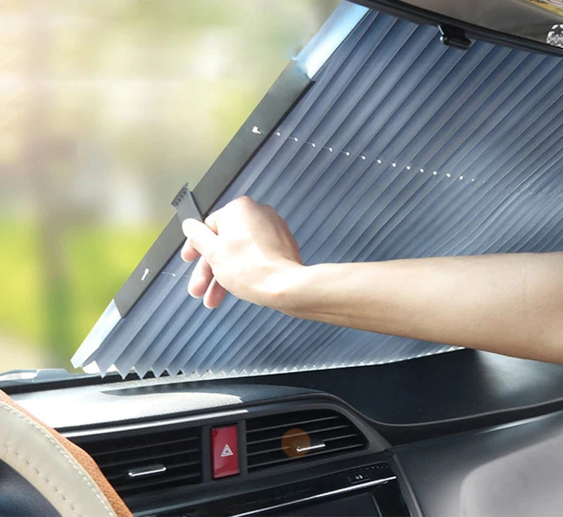 Windshield Sun Shade - Easy Install Cover for Maximum Heat Protection and Interior Comfort