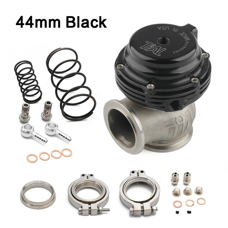 44mm Water Cooled External Turbo Wastegate with Flange Hardware in Multiple Colors  

Unlock the full potential of your turbocharged engine with this high-performance 44mm external wastegate. Crafted from durable aluminum, it features a versatile design