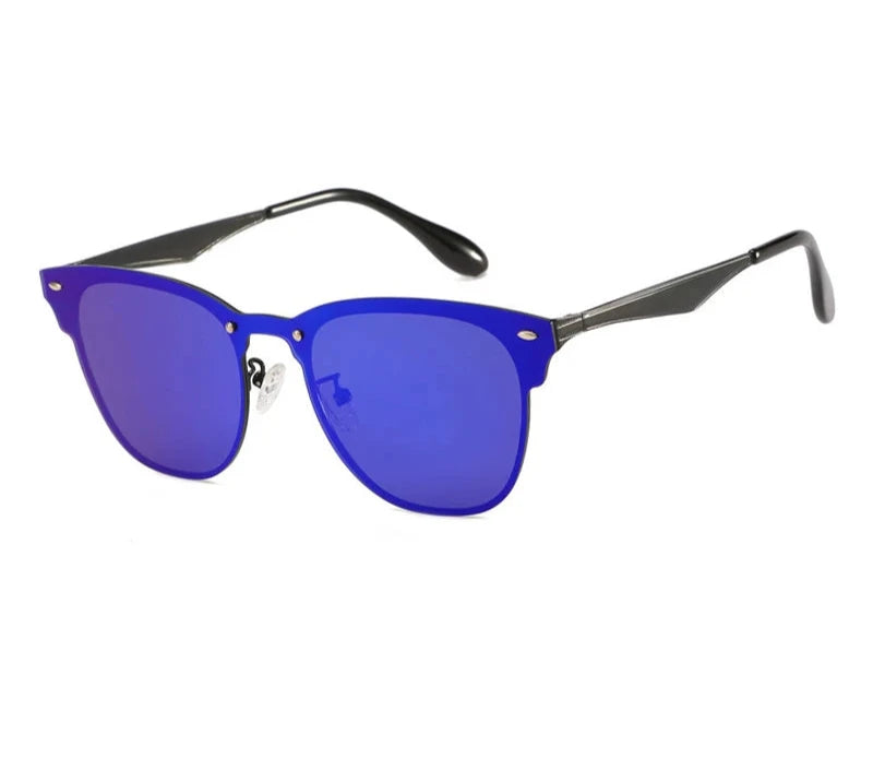 Frameless Flat Top Anti-Reflective Sun Glasses - Stylish and Functional Eyewear