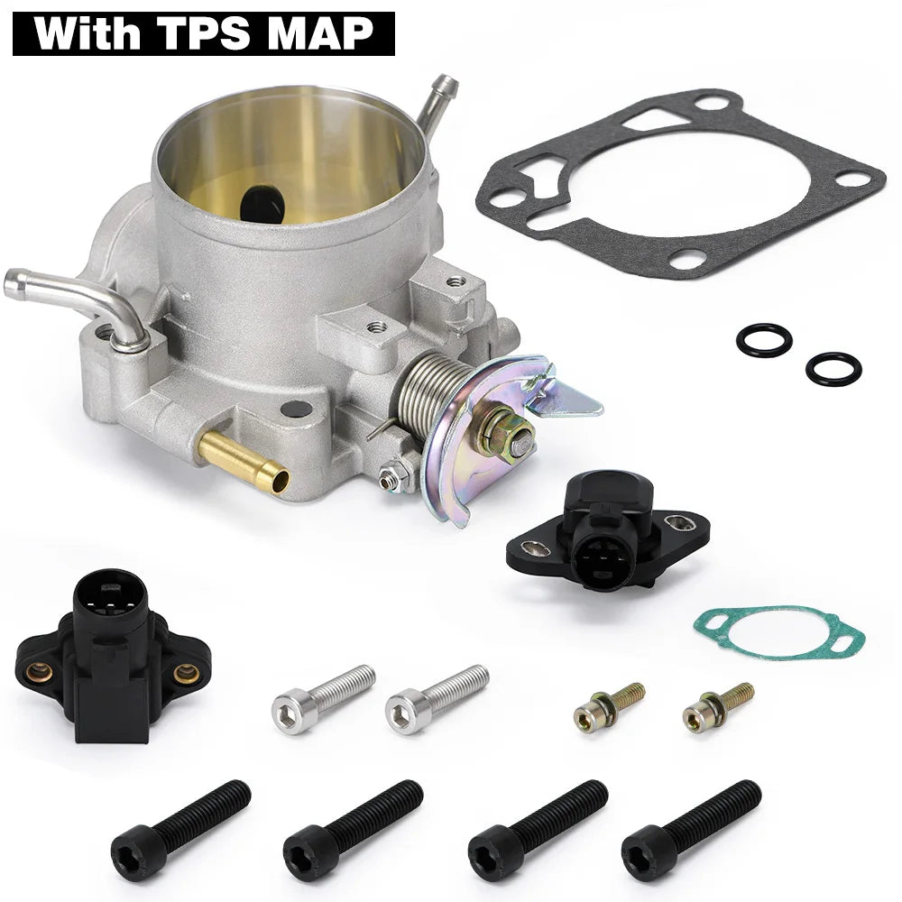 70mm Aluminum Throttle Body Intake Manifold for Honda B-Series and D-Series Engines  

Upgrade your vehicle's performance with this precision-engineered 70mm throttle body, designed for enhanced airflow and increased horsepower across the powerband.