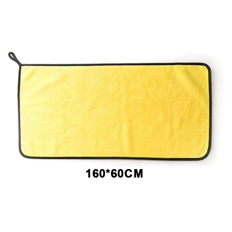 Extra Large Super Absorbent Microfiber Car Drying Towel - 160x60CM  

Experience the ultimate car cleaning tool with this extra-large microfiber drying towel. Measuring 160x60CM, its super absorbent fibers quickly soak up water, making car washes a