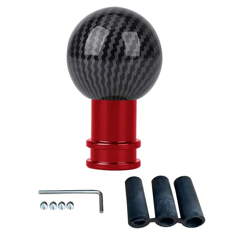 Round Car Gear Shifter Knob - Short Manual Shift Knob Improved Driving Experience