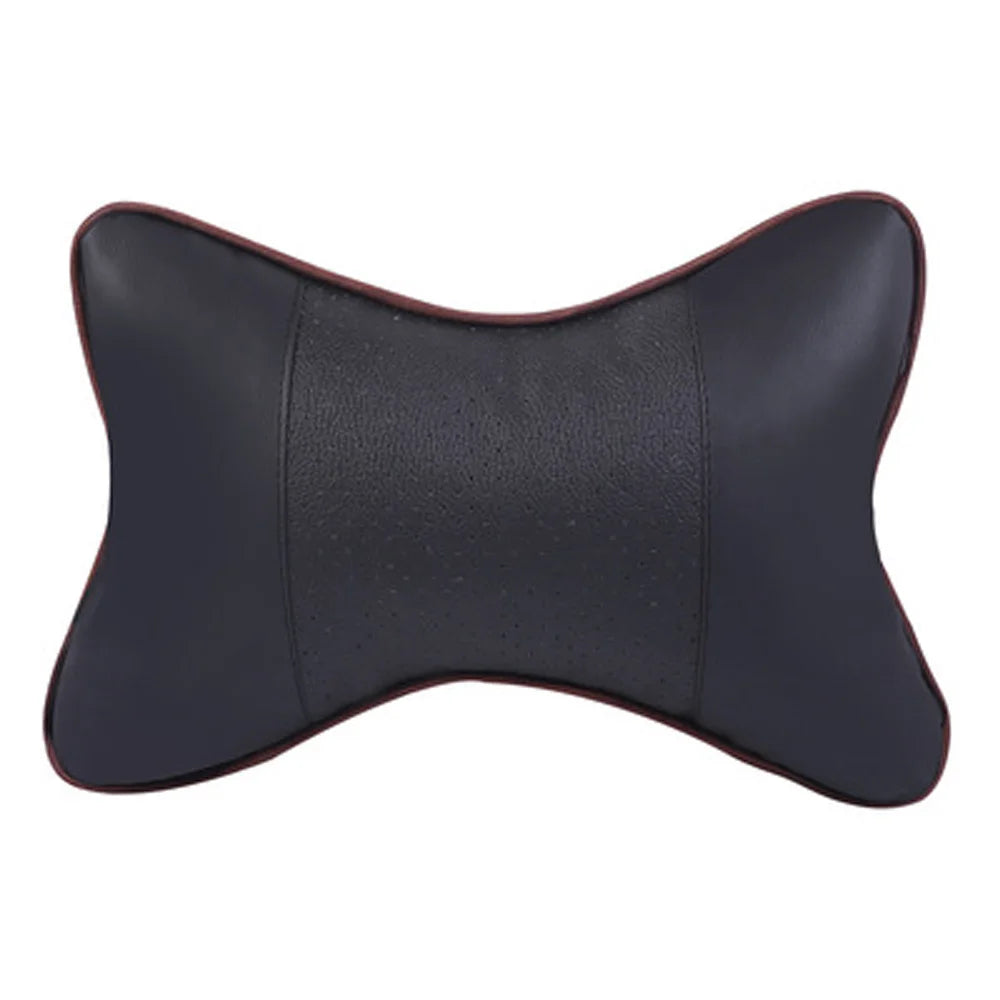 Car Seat Headrest Neck Pillows Soft Pu Leather, Auto Safety Head Support,  Universal Car Seat Neck Rest Pillow