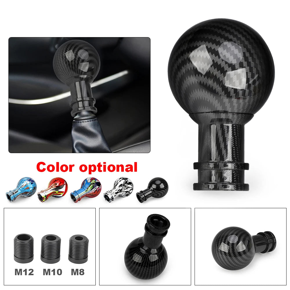 Carbon FIber 5/6 Speed Universal Car Shift Knob