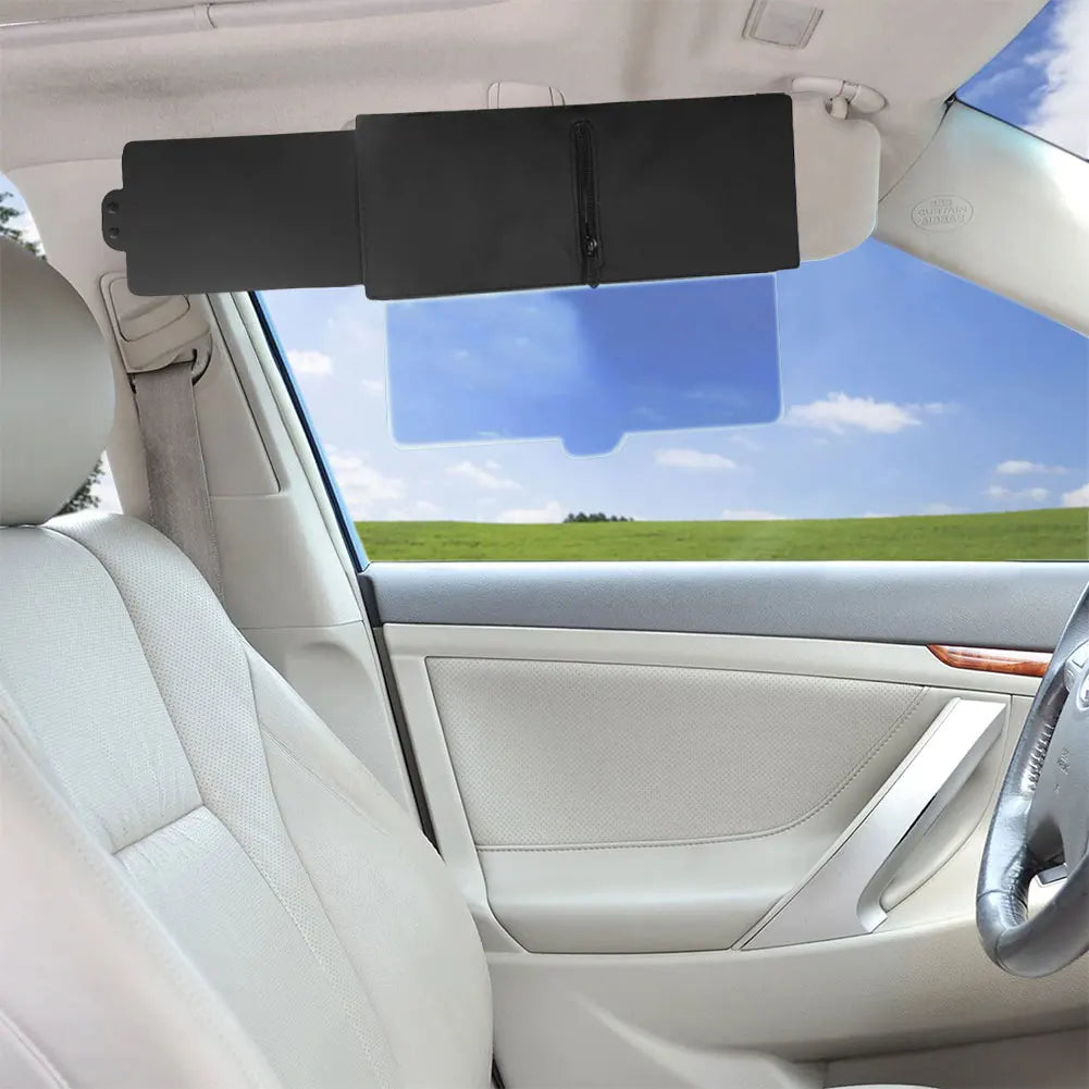 Car Sun Visor Extension Anti-Glare Shield for Better Visibility and Comfort

Transform your driving experience with this innovative sun visor extender. Designed for personalized eye protection, it features a retractable design to block harsh sunlight and