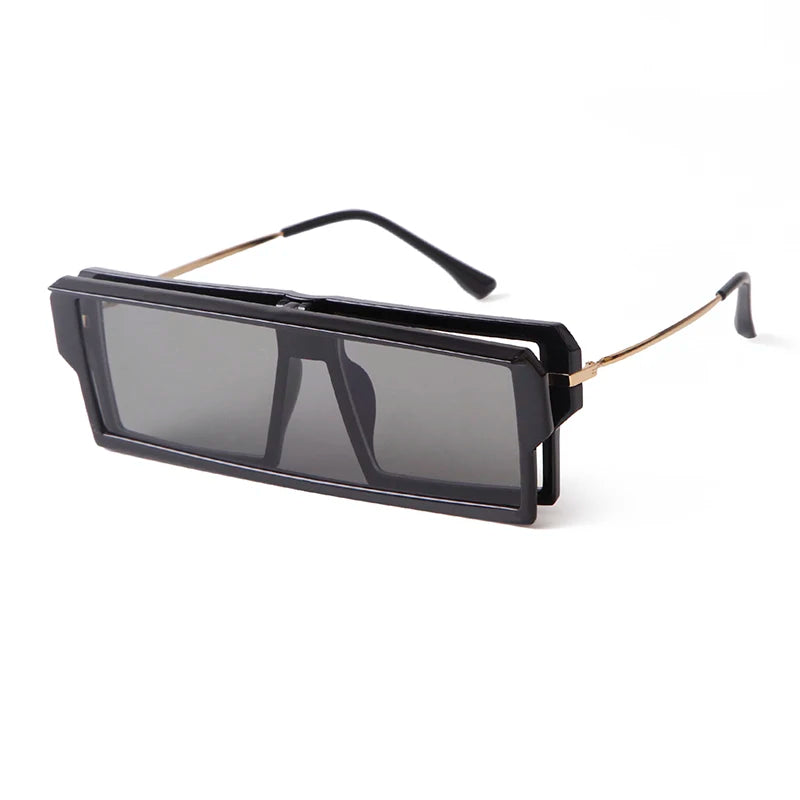 Square Fashion Sunglasses  Metal Frame  UV400 Protection  Men  Women  Eyewear Accessories