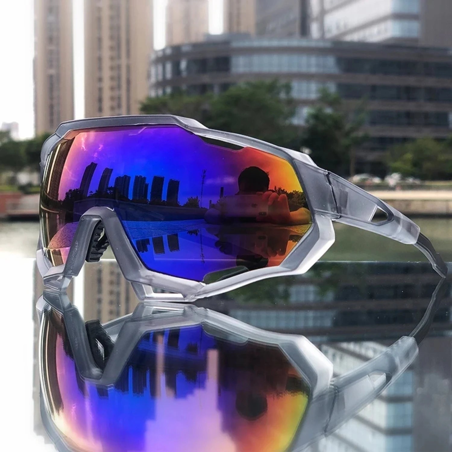 New UV400 Cycling Sunglasses  Men Women Outdoor Sports Running Fishing Eyewear Mountain Road Bike Goggles Bicycle Equipment