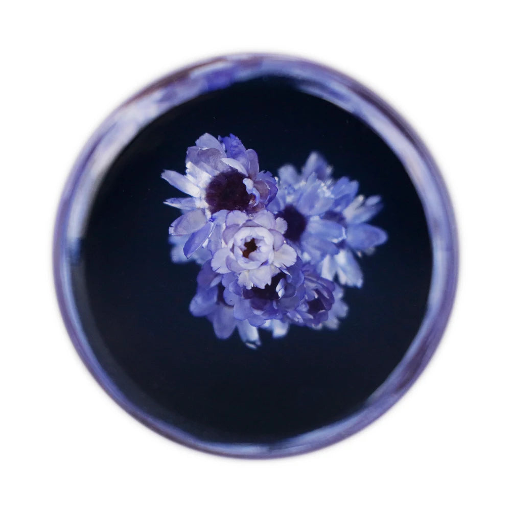 Floral Encased Crystal Bubble Tranparent Shift Knob