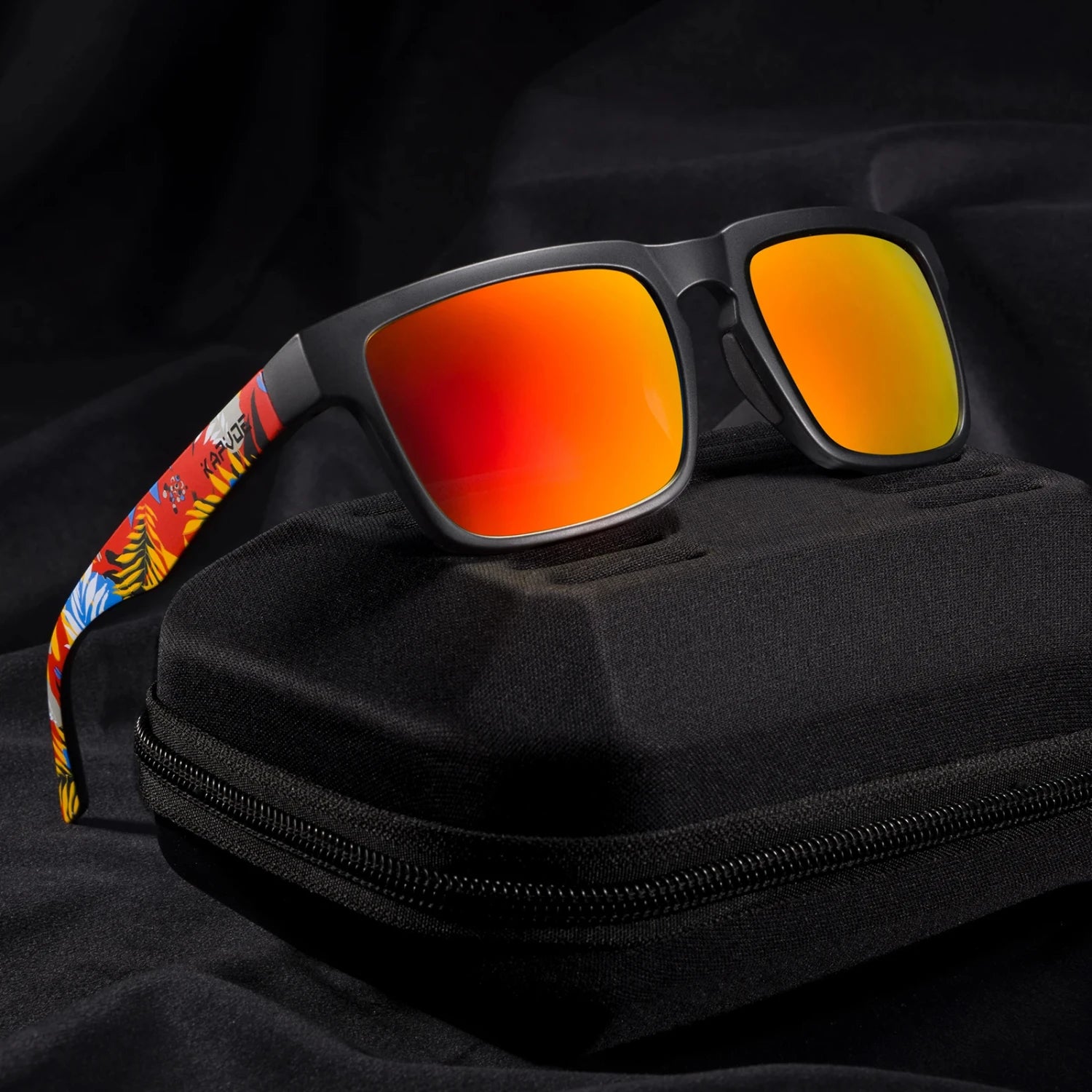 Polarized Sports Sunglasses with Mirror Lens - Perfect for Outdoor Activities