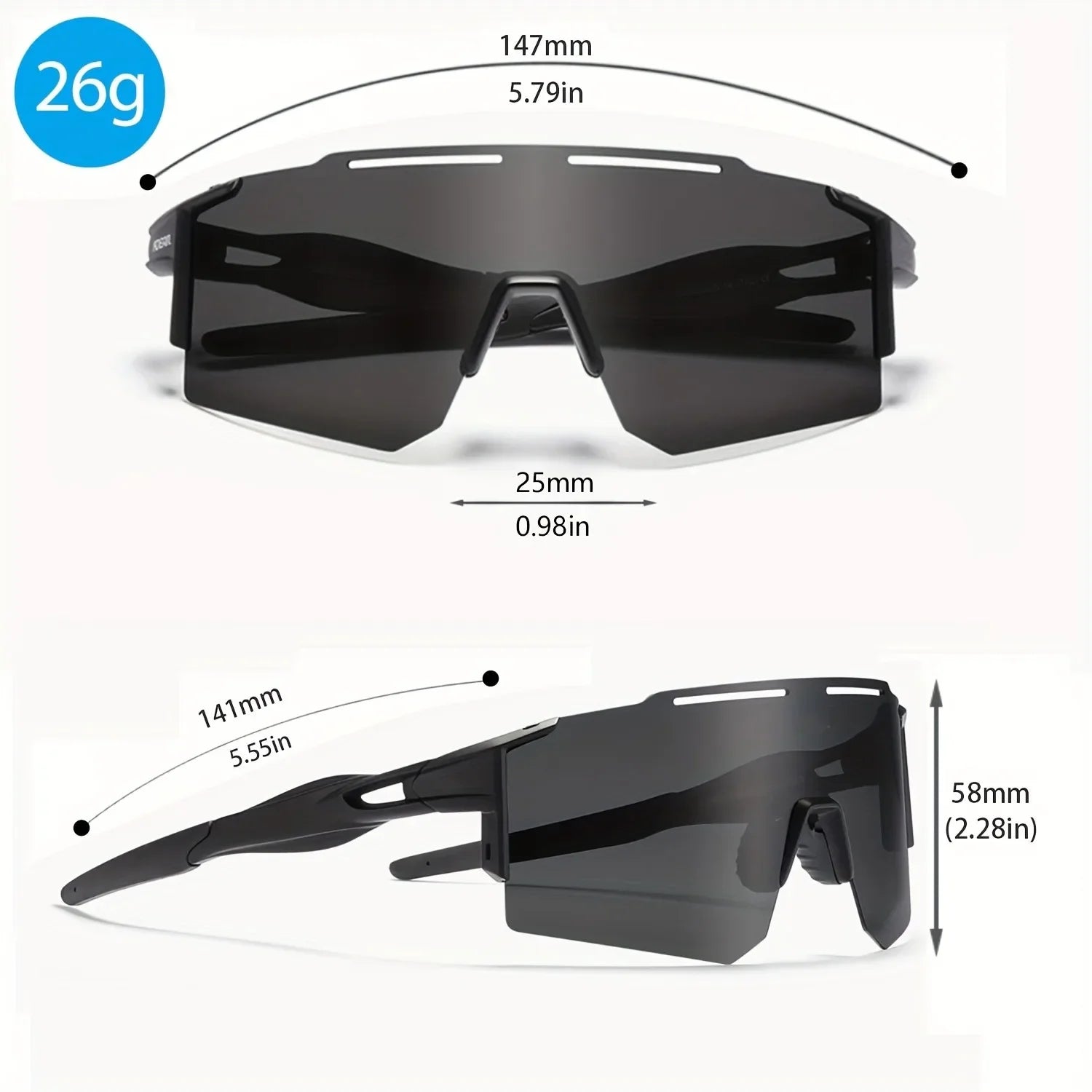 New Sports Sunglasses  Men And Women, Ideal  Cycling, Skiing, Driving, And Mountain Climbing