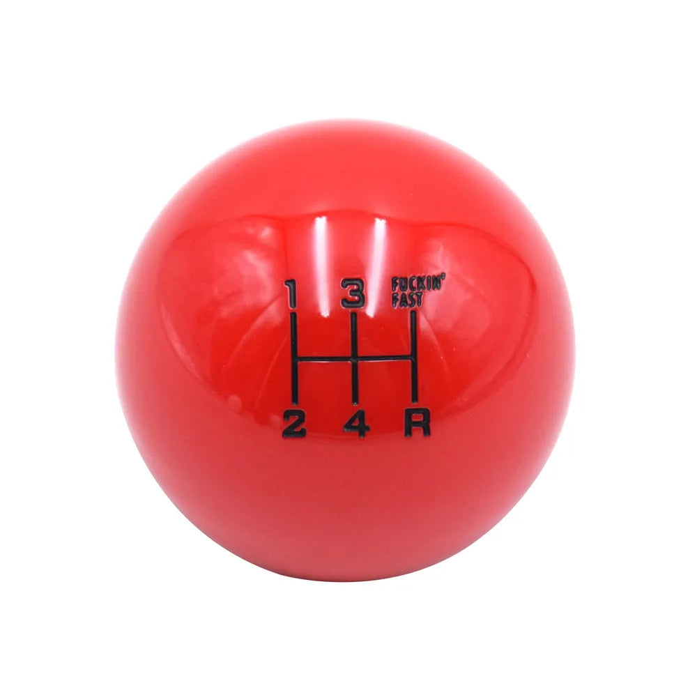 Manual Transmission Acrylic Shift Knob – M12 Thread, Universal Fit, Ergonomic Design