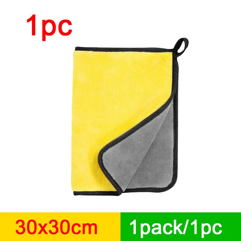 Extra Large Super Absorbent Microfiber Car Drying Towel - 160x60CM  

Experience the ultimate car cleaning tool with this extra-large microfiber drying towel. Measuring 160x60CM, its super absorbent fibers quickly soak up water, making car washes a