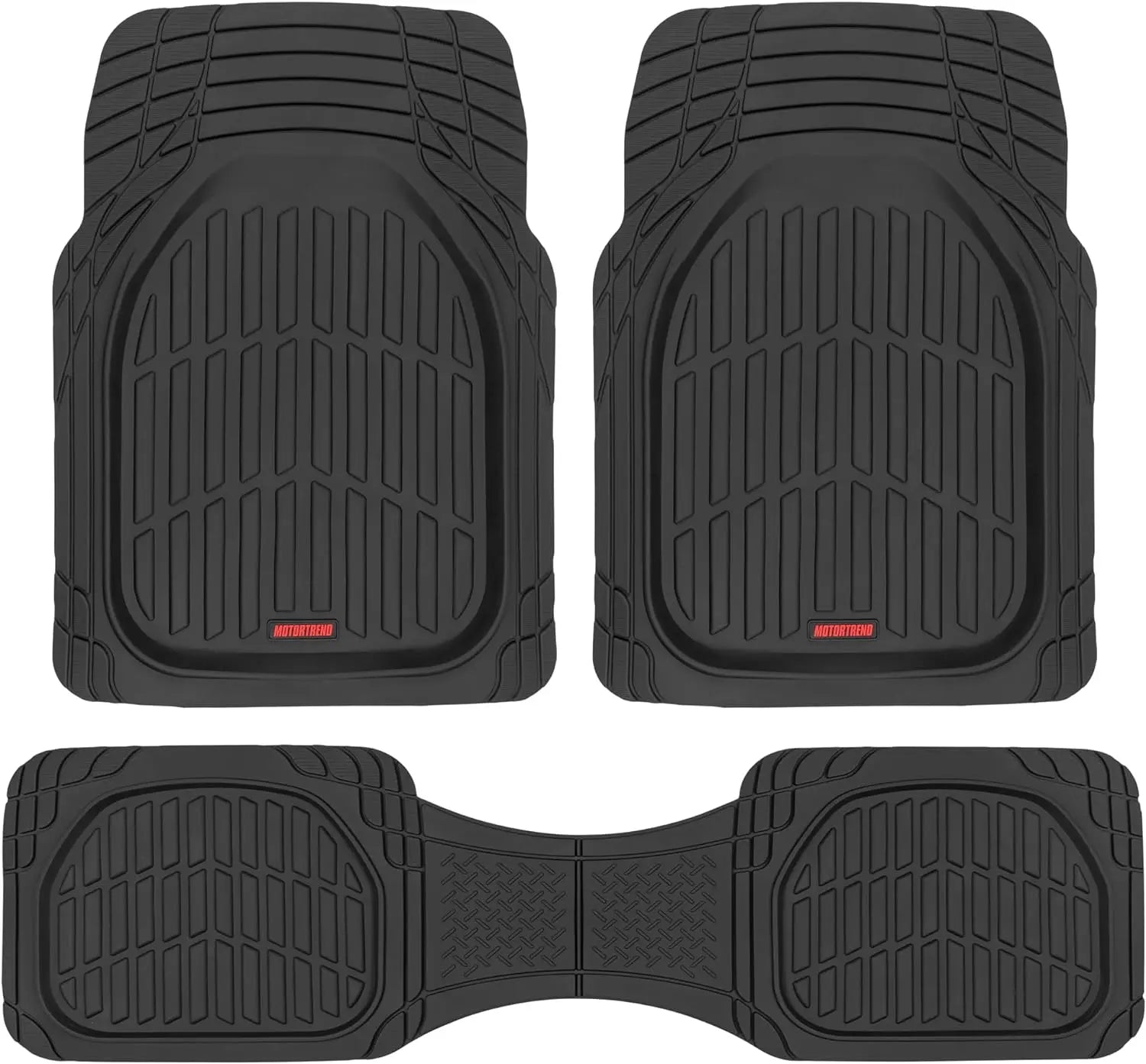 Heavy-Duty All-Weather Waterproof Car Floor Mats - Customizable Deep Dish Design for Maximum Protection and Easy Cleaning