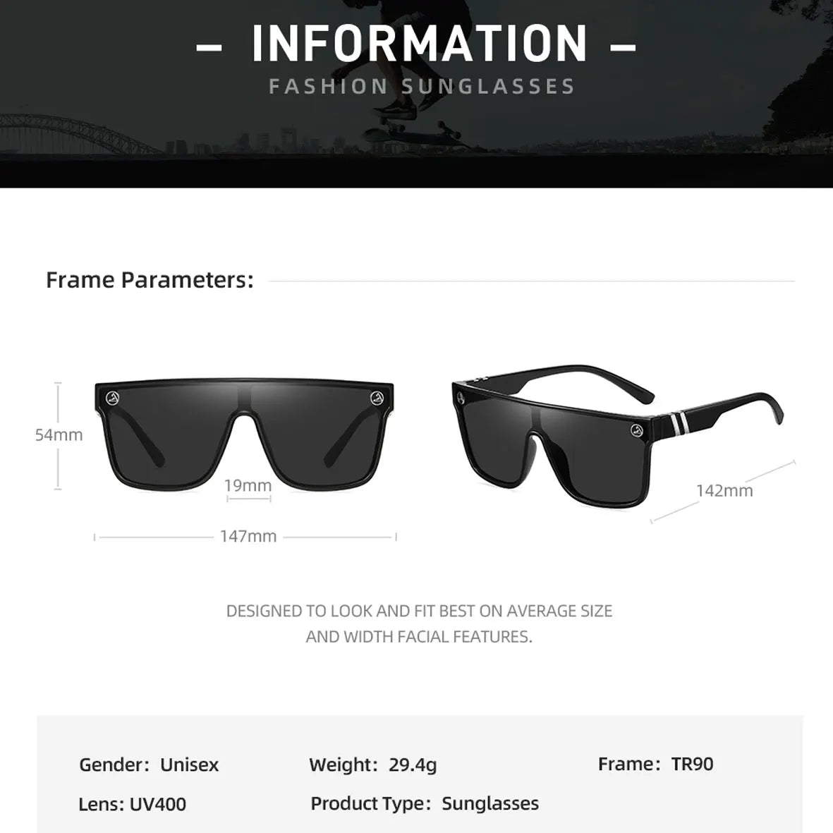 UV400 Square Mirror Sunglasses for Men and Women - Ideal for Fishing, Cycling, Hiking, and Outdoor Sports