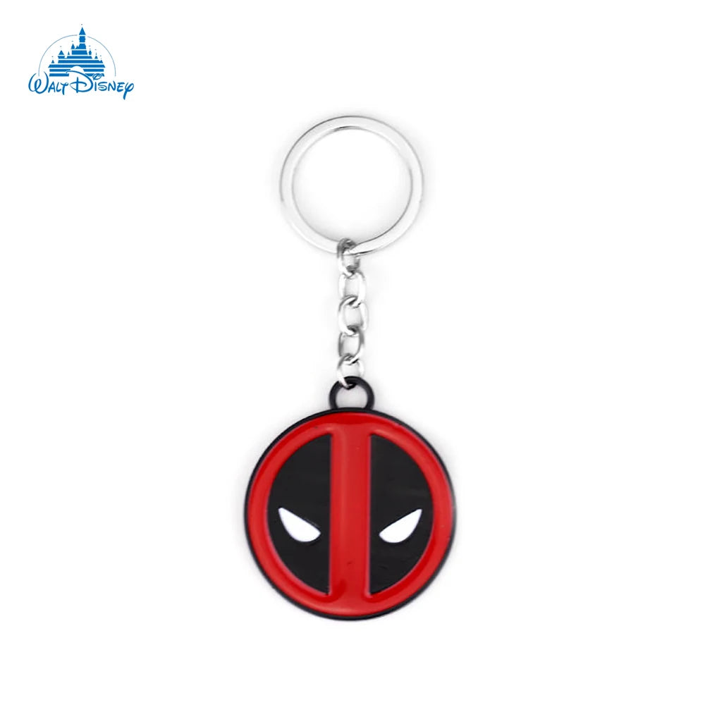 Marvel Deadpool Cute Keyring - Trendy Anti-Hero Keychain Accessories for Car Enthusiasts, Perfect Gift for Avengers Fans!