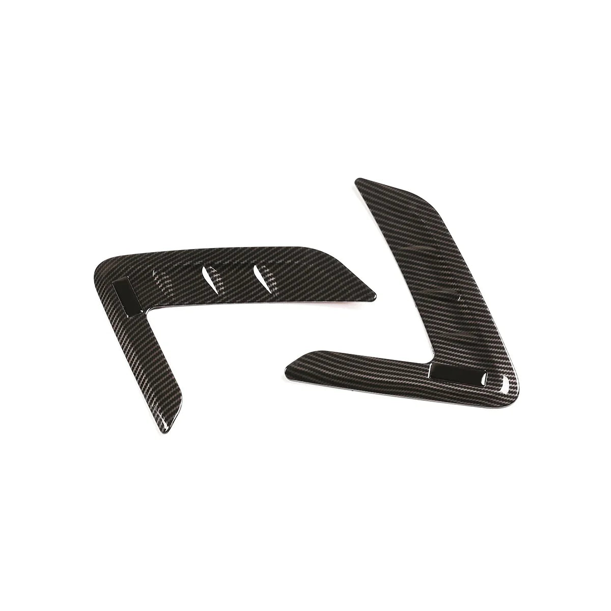 ABS Black Side Wing Fender Air Guide Vents Frame Trim for BMW 3 Series - Stylish Car Accessories