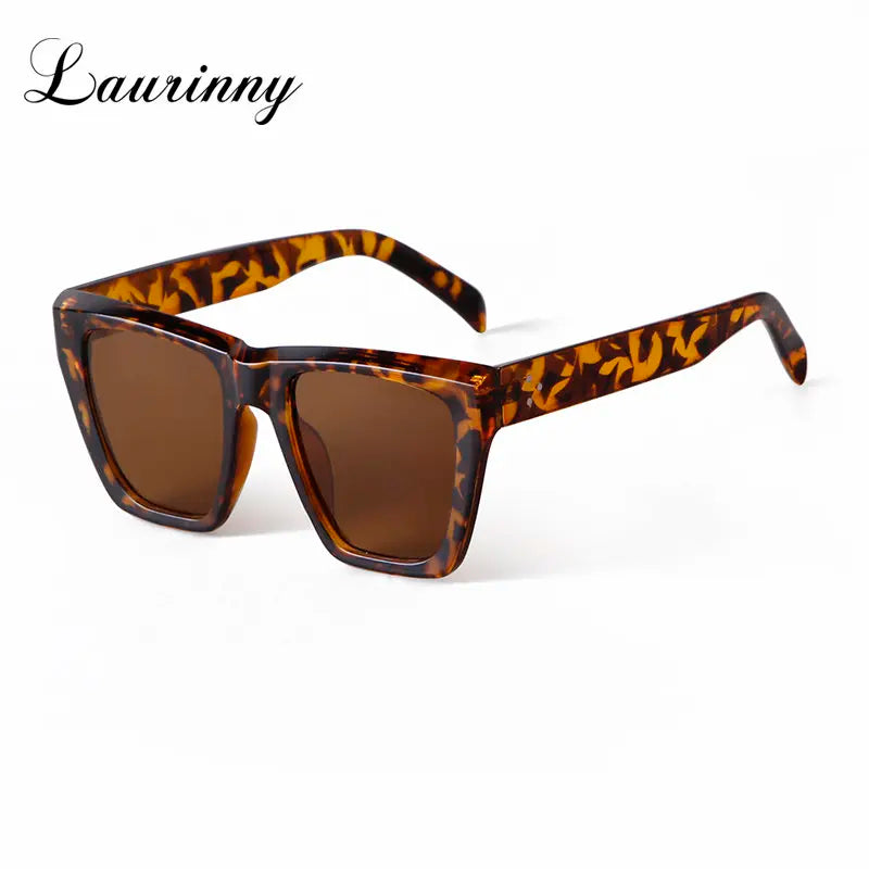 LAURINNY 2023 Vintage Square Sunglasses Women Men Brand Design Luxury Sun Glasses Oculos UV400 Protection Summer Oculos De So