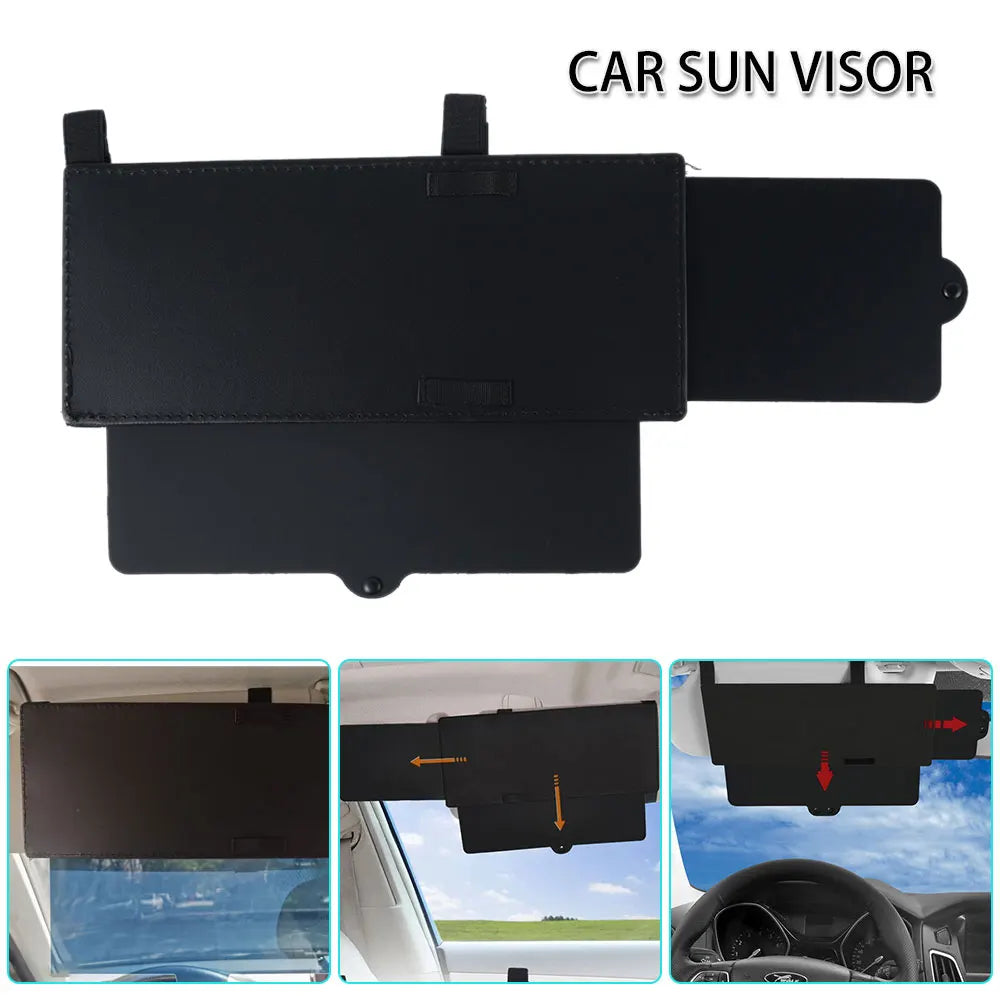 Car Visor Sunshade Extender - Ultimate Anti-Glare Shield for Safe Driving