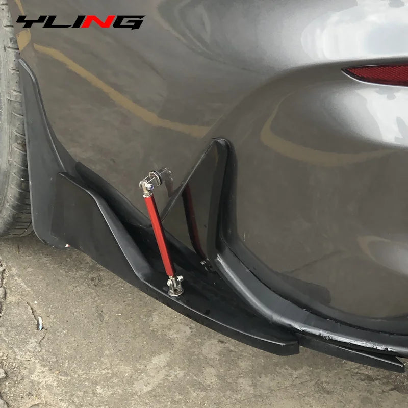 Adjustable Car Bumper Lip Splitter Spoiler Kit for Aerodynamic Styling and Performance Enhancement