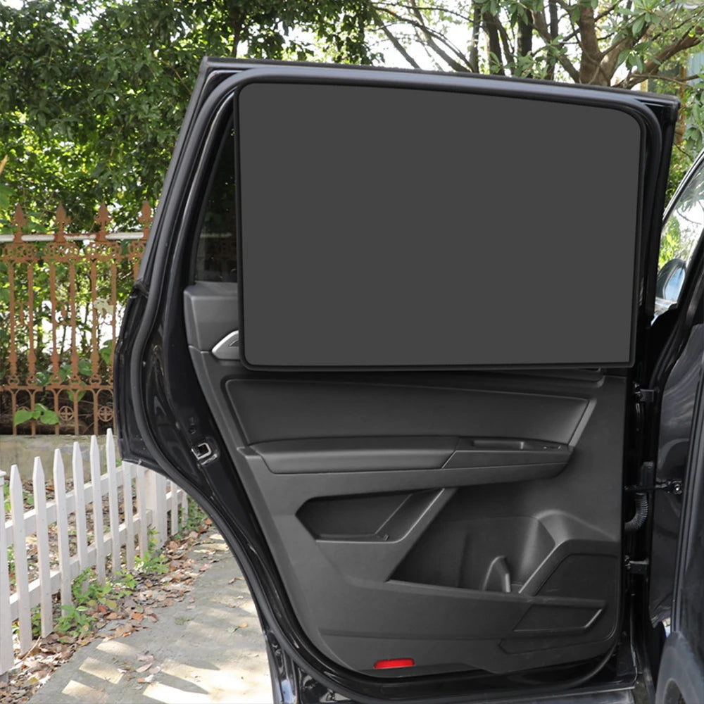 Double-Sided Magnetic Car Sunshade for UV Protection and Privacy - Easy Install Auto Window Cover