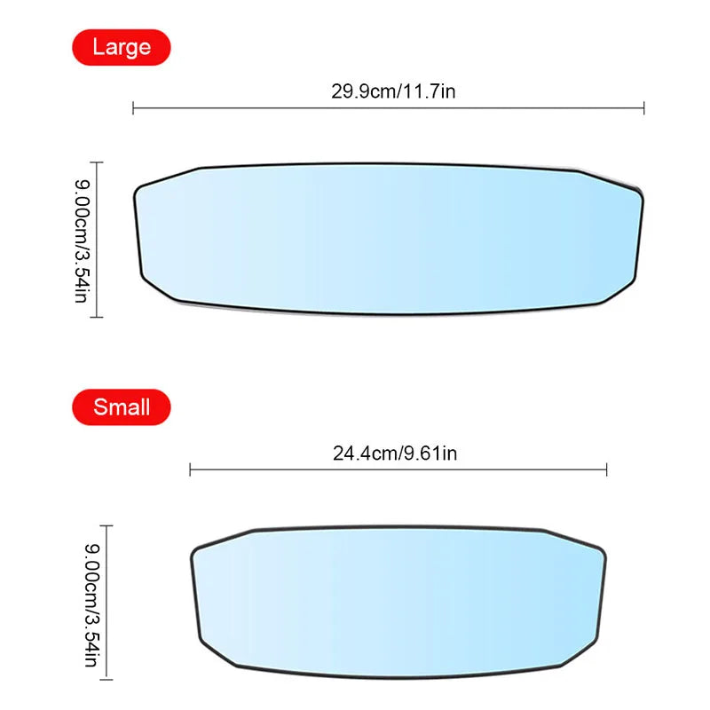 Wide Angle Anti-Glare Convex Rearview Mirror for Safe Baby Monitoring and Enhanced Rear Visibility