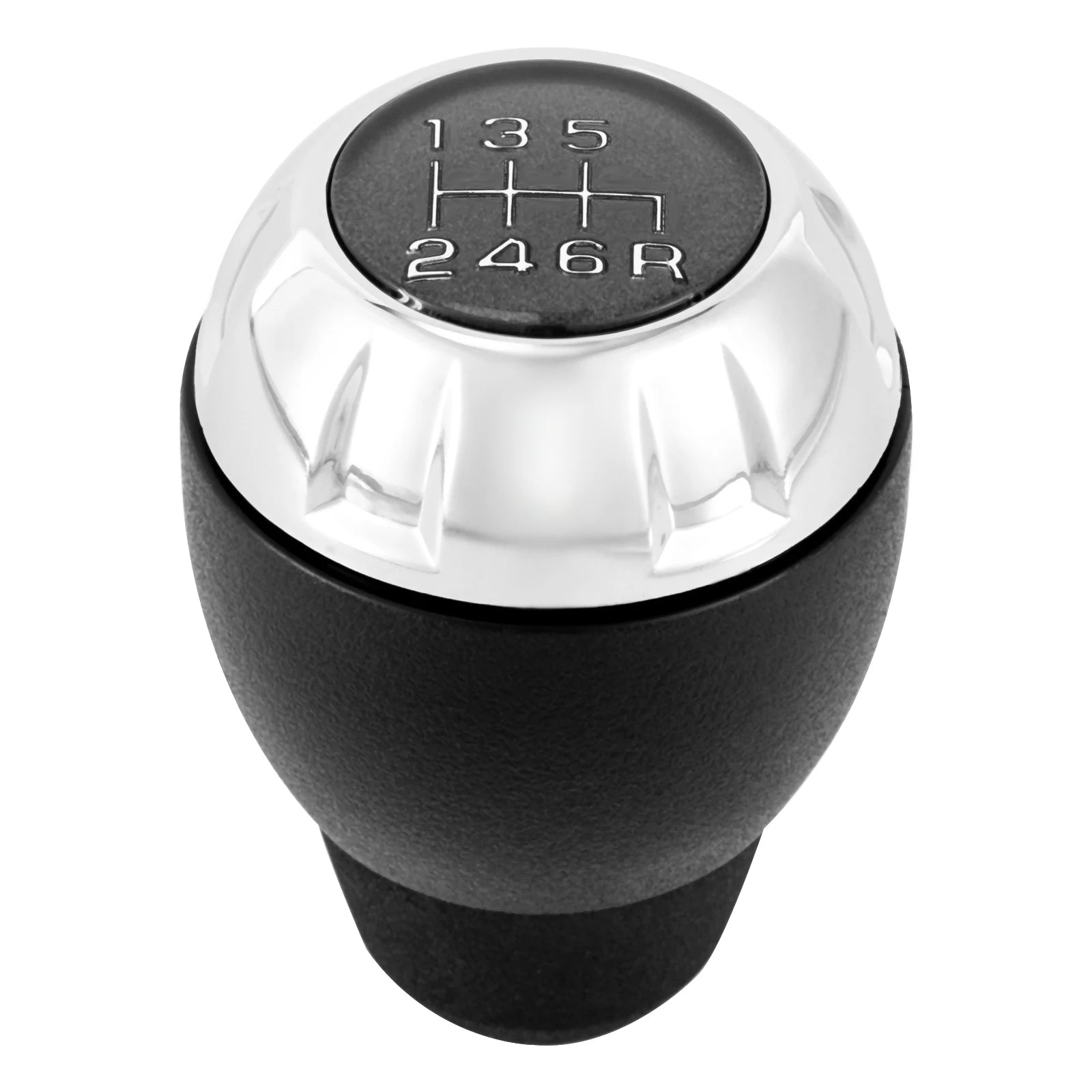 6 Speed ChromeLeather Manual Shift Knob