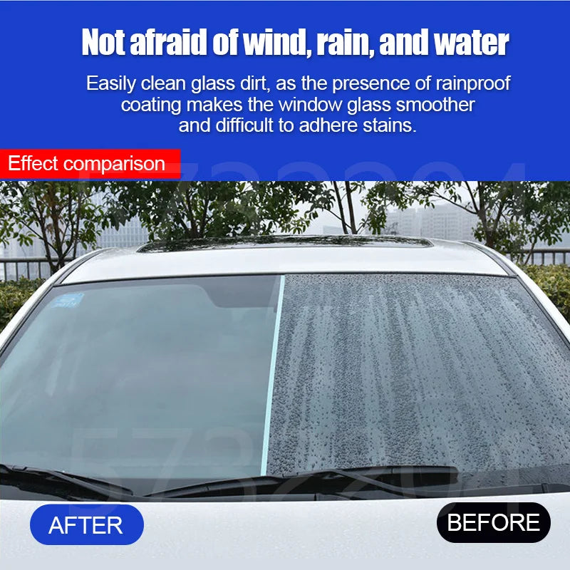 Hydrophobic Rain Repellent Spray for Windshields & Mirrors - Boost Visibility & Safety in Wet Conditions