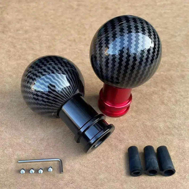 Round Car Gear Shifter Knob - Short Manual Shift Knob Improved Driving Experience