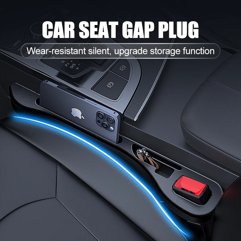 Car Seat Gap Filler Universal Leak-proof Strip for Interior Decoration - 1 Pair