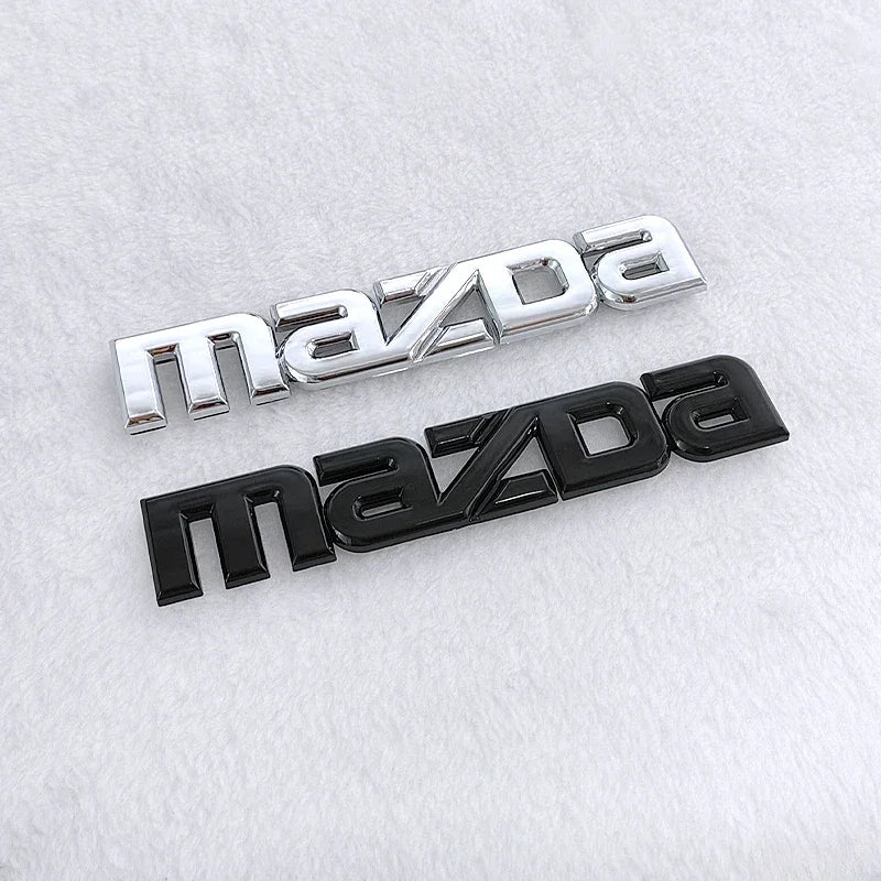 ABS Car Front Rear Emblem 3D Stickers Decals for Mazda CX3 CX5 MX3 CX4 CX9 CX7 RX8 Atenza Axela Protege Trunk Badge Decoration