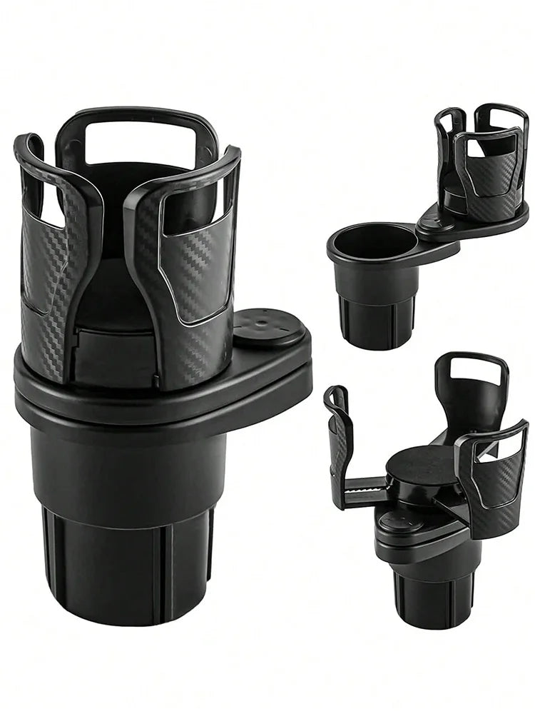 Adjustable Cupholder Organizer - 360 Rotating Base for Car Drinks - Multifunction Cup Holder Expander Adapter