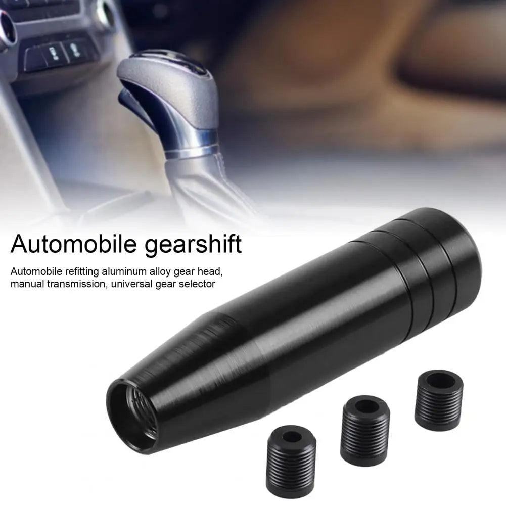 Aluminum Alloy Manual Gear Shift Knob with Adapters - Anti-corrosion  Durable