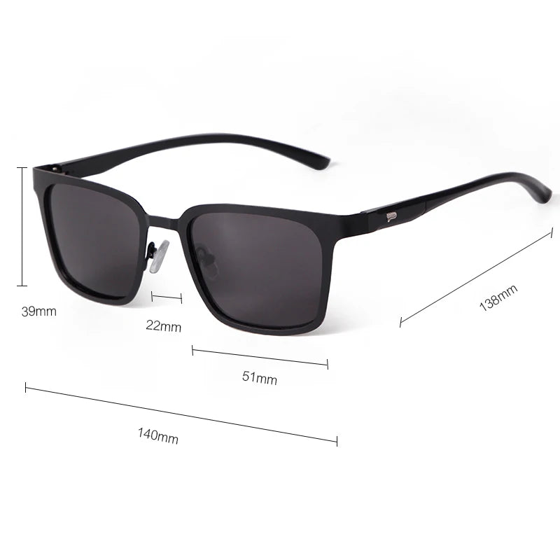 Classic Polarized Metal Sunglasses - Ideal for Driving and Sports