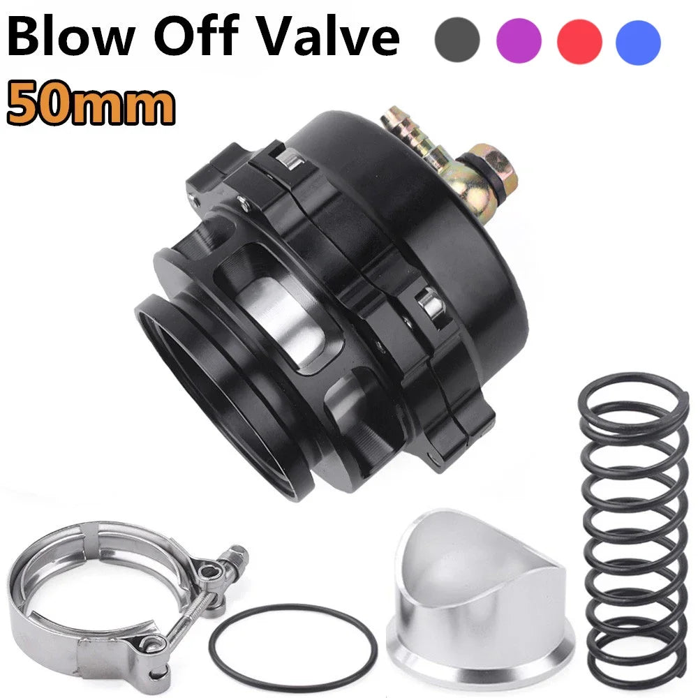 50mm 35PSI Performance CNC Blow Off Valve with V-band Flange  

Experience unparalleled performance with this high-quality 50mm Blow Off Valve designed for turbocharged engines. Engineered with a precision CNC machined billet aluminum body, it boasts a